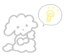 My Maltese dog named Kuun chan sticker #15773530