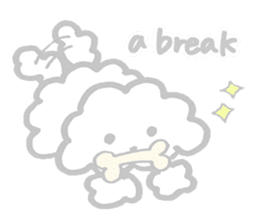 My Maltese dog named Kuun chan sticker #15773546