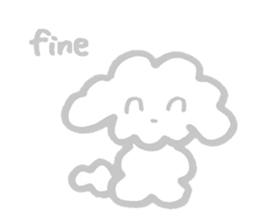 My Maltese dog named Kuun chan sticker #15773557