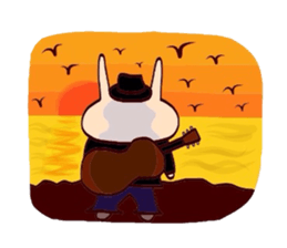 Usagi kojirase hero sticker #15773689