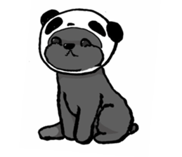 black poodle "BERU" sticker #15773835