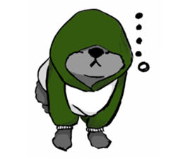 black poodle "BERU" sticker #15773841