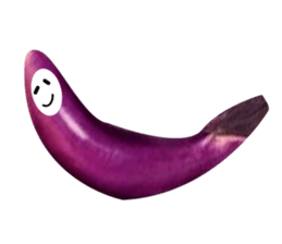 Disgusting food - eggplant sticker #15774536