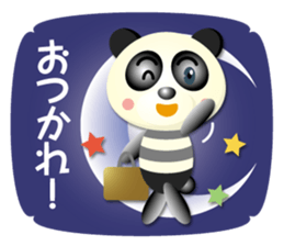 mini panda boy sticker #15775729