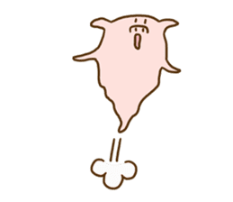 Peatan of a pig sticker #15776559