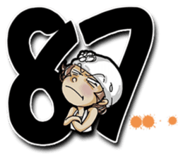 Lovely J girl-3 (word) sticker #15776846