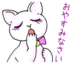 Stray cats in the garden. + kittens 2. sticker #15777055