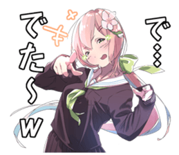 Girls of four seasons sticker #15777190