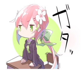 Girls of four seasons sticker #15777195