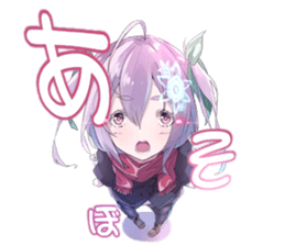 Girls of four seasons sticker #15777220