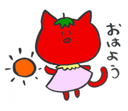 Ayako's Tomato Cat sticker #15777554