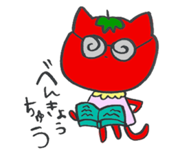 Ayako's Tomato Cat sticker #15777566