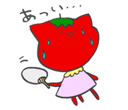 Ayako's Tomato Cat sticker #15777571