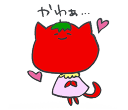 Ayako's Tomato Cat sticker #15777574
