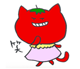 Ayako's Tomato Cat sticker #15777586