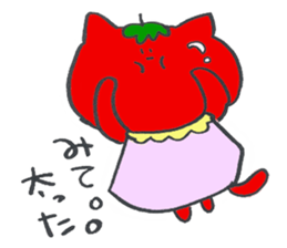 Ayako's Tomato Cat sticker #15777593