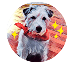 Lazy Days with Moneypenny The Dog sticker #15777811