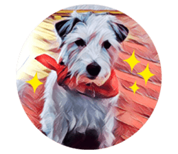 Lazy Days with Moneypenny The Dog sticker #15777811