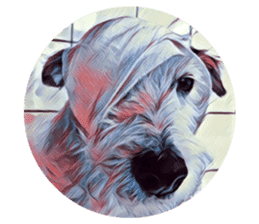 Lazy Days with Moneypenny The Dog sticker #15777824