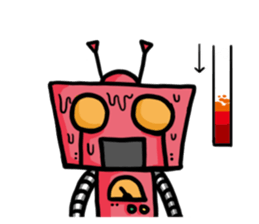 Robots need power sticker #15778322
