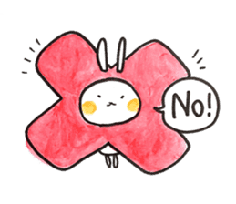 Cosplay rabbits and Poisonous fox sticker #15778891