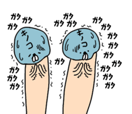 A story of a certain mushroom 2 sticker #15779941