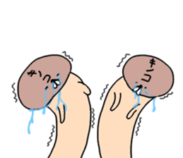 A story of a certain mushroom 2 sticker #15779943