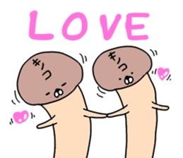 A story of a certain mushroom 2 sticker #15779951