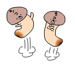 A story of a certain mushroom 2 sticker #15779953