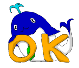 cute kujira sticker #15780570