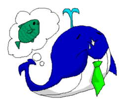 cute kujira sticker #15780574