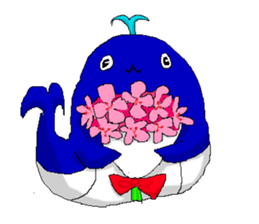 cute kujira sticker #15780575