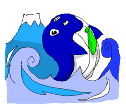 cute kujira sticker #15780582