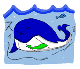 cute kujira sticker #15780591