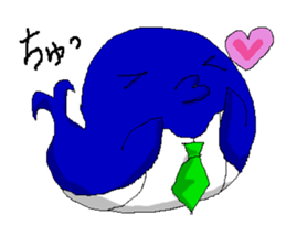 cute kujira sticker #15780601