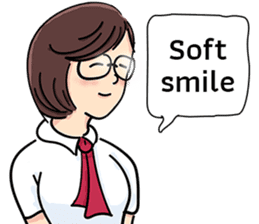 Cute Girl Talk (English Version) sticker #15780759