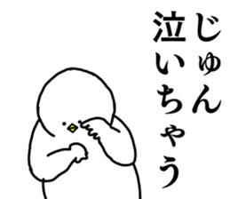 Name sticker Jun can be used 1 sticker #15780965