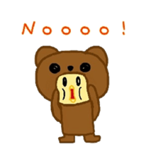 Costume Piyoko(cute bear pattern) sticker #15781325