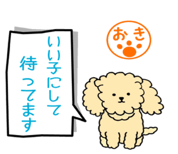 poodle oki's everyday no.2 sticker #15781688