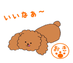 poodle oki's everyday no.2 sticker #15781694
