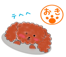poodle oki's everyday no.2 sticker #15781696