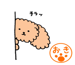 poodle oki's everyday no.2 sticker #15781704