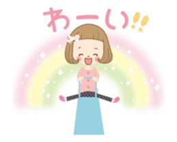 The sticker that a heart is excited sticker #15781857