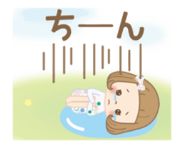 The sticker that a heart is excited sticker #15781859