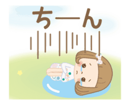 The sticker that a heart is excited sticker #15781859