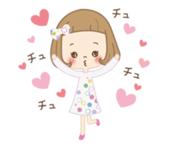 The sticker that a heart is excited sticker #15781860