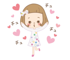 The sticker that a heart is excited sticker #15781860