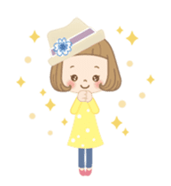 The sticker that a heart is excited sticker #15781864