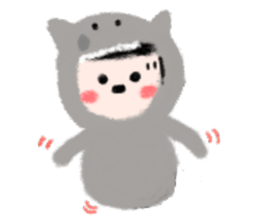 Big wolf girlfriend sticker #15782258