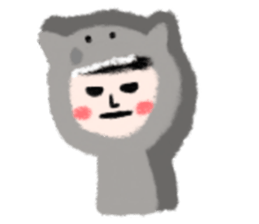 Big wolf girlfriend sticker #15782265